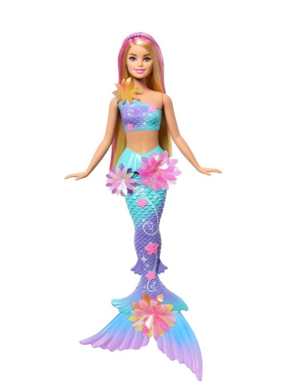Barbie Flower Magic Mermaid Toy Doll with Surprise Blooming Flowers 2013